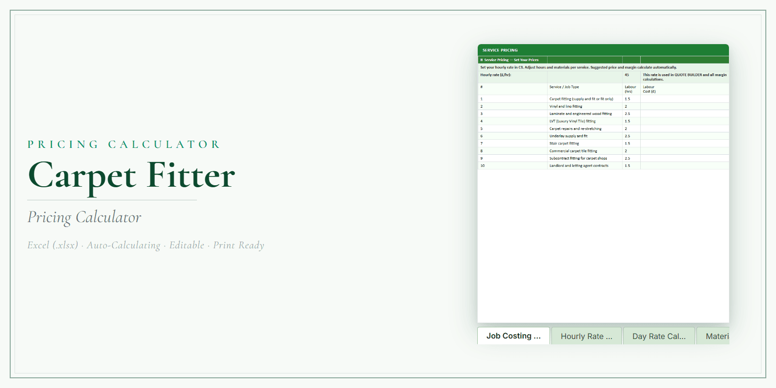 Pricing Calculator — Premium