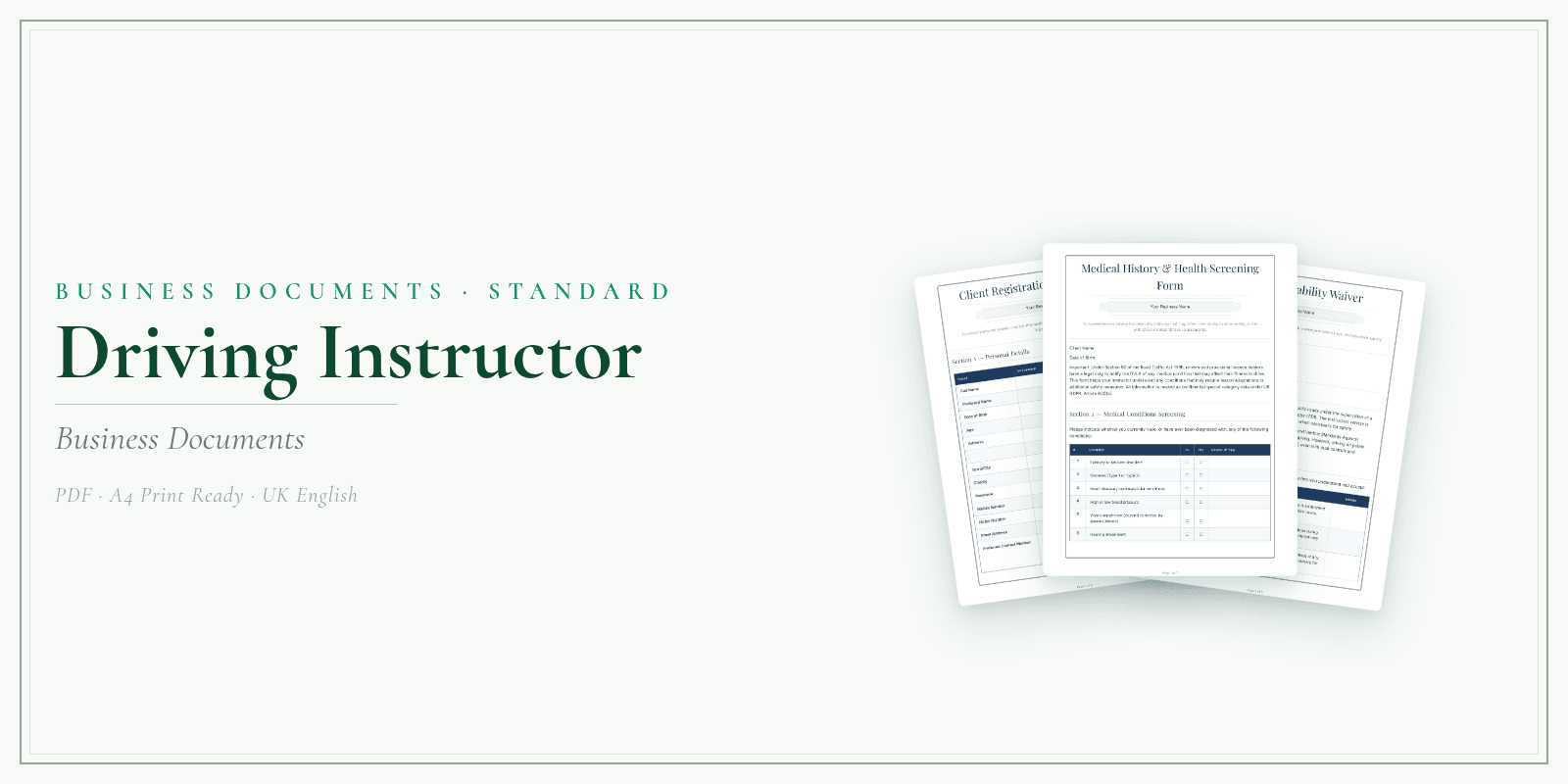 Business Documents — Standard