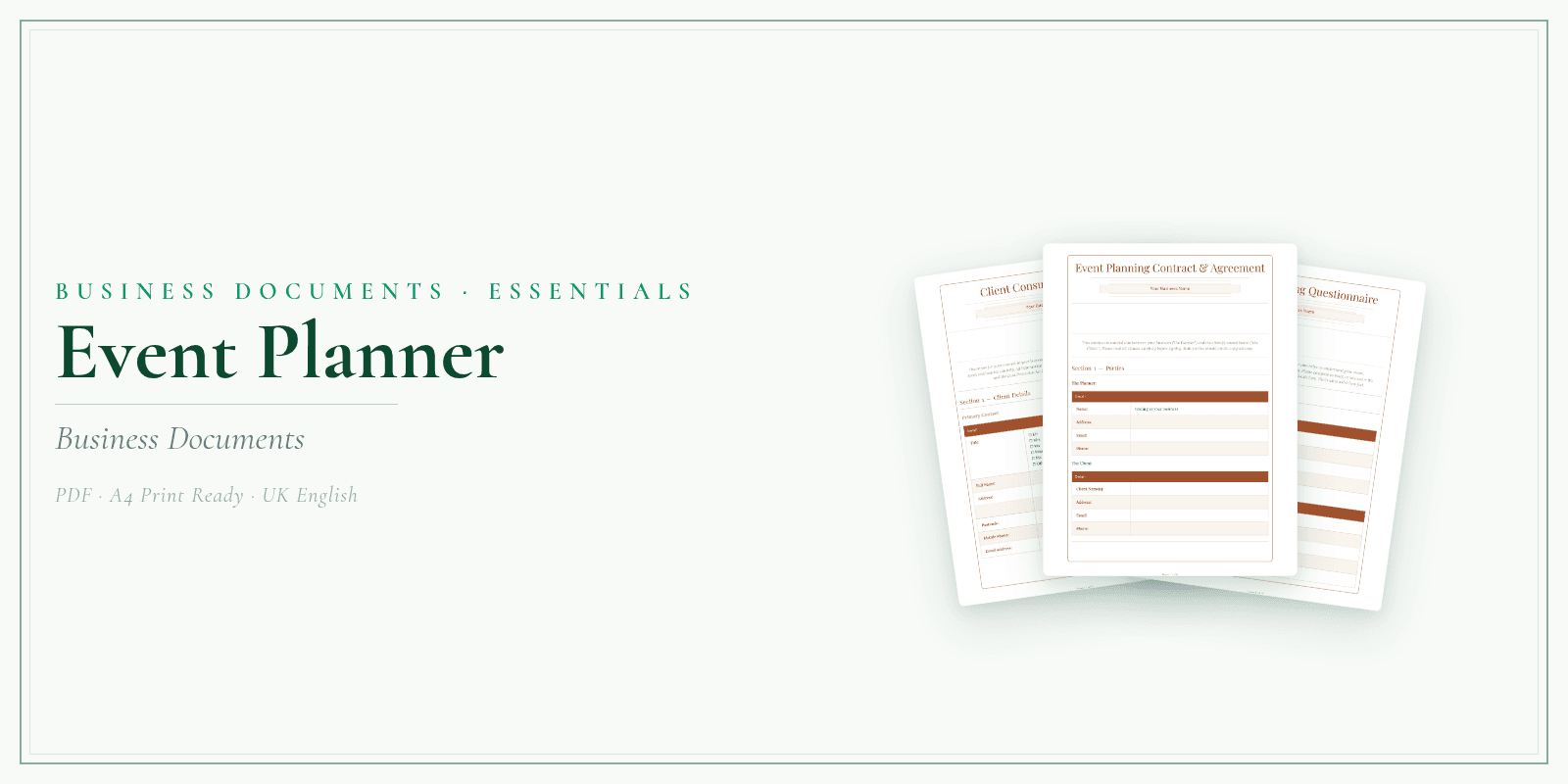 Business Documents — Essential