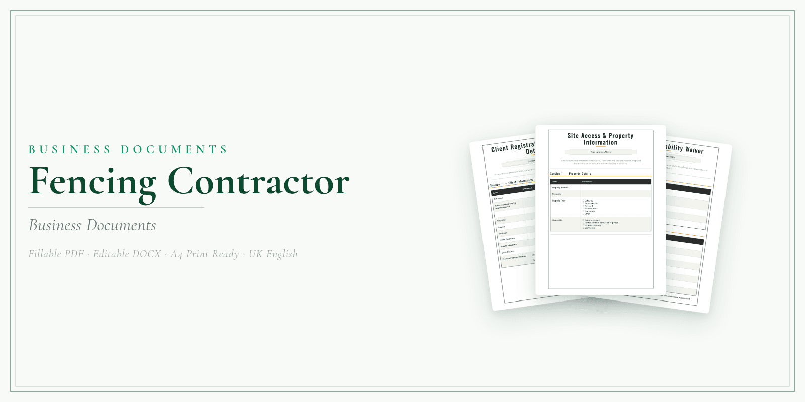 Business Documents — Premium