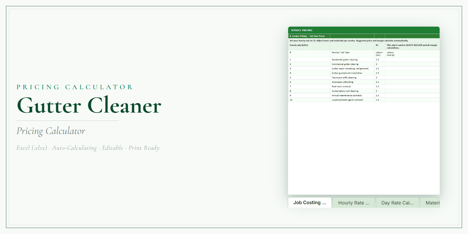 Pricing Calculator — Premium