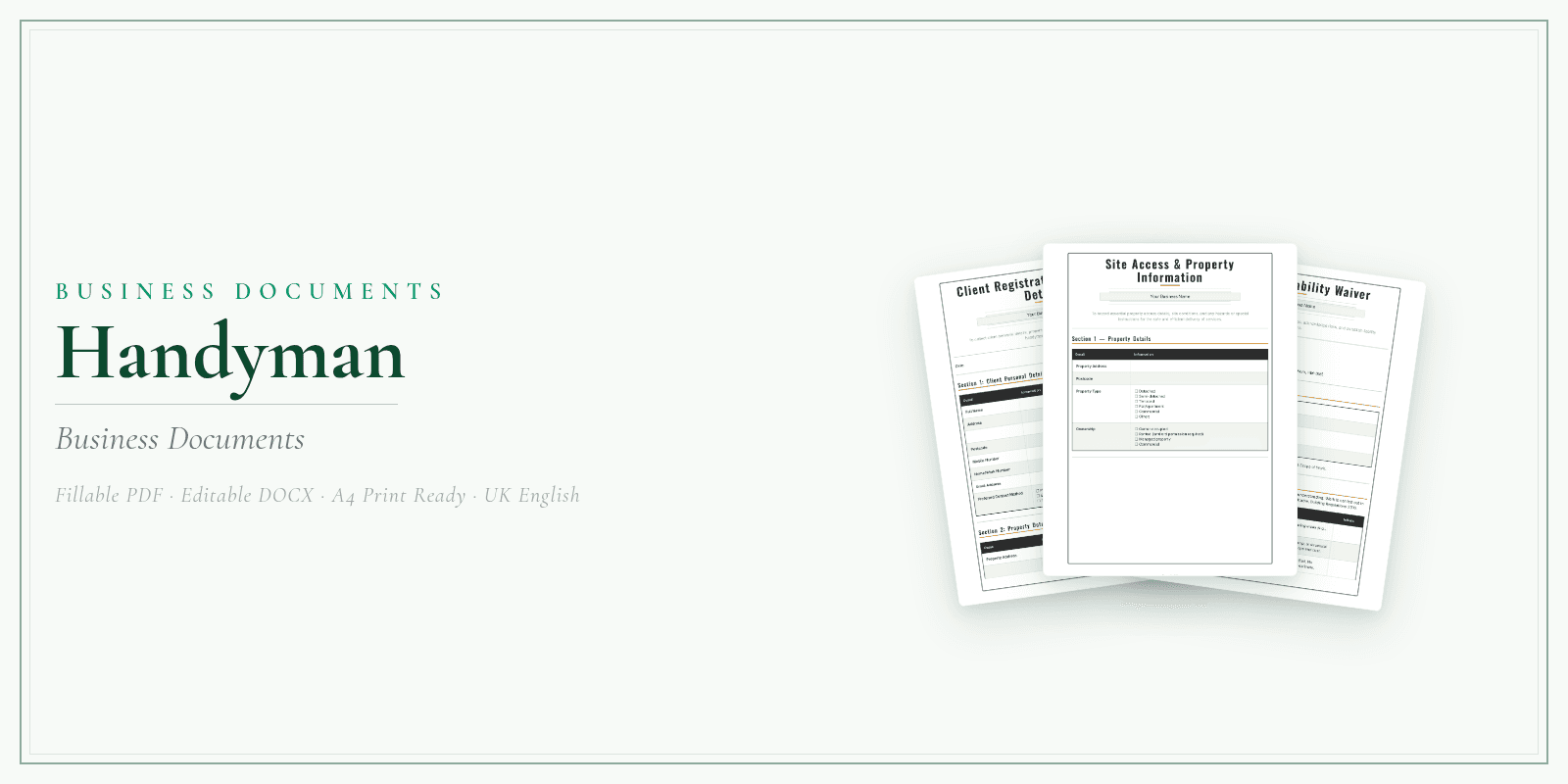 Business Documents — Premium