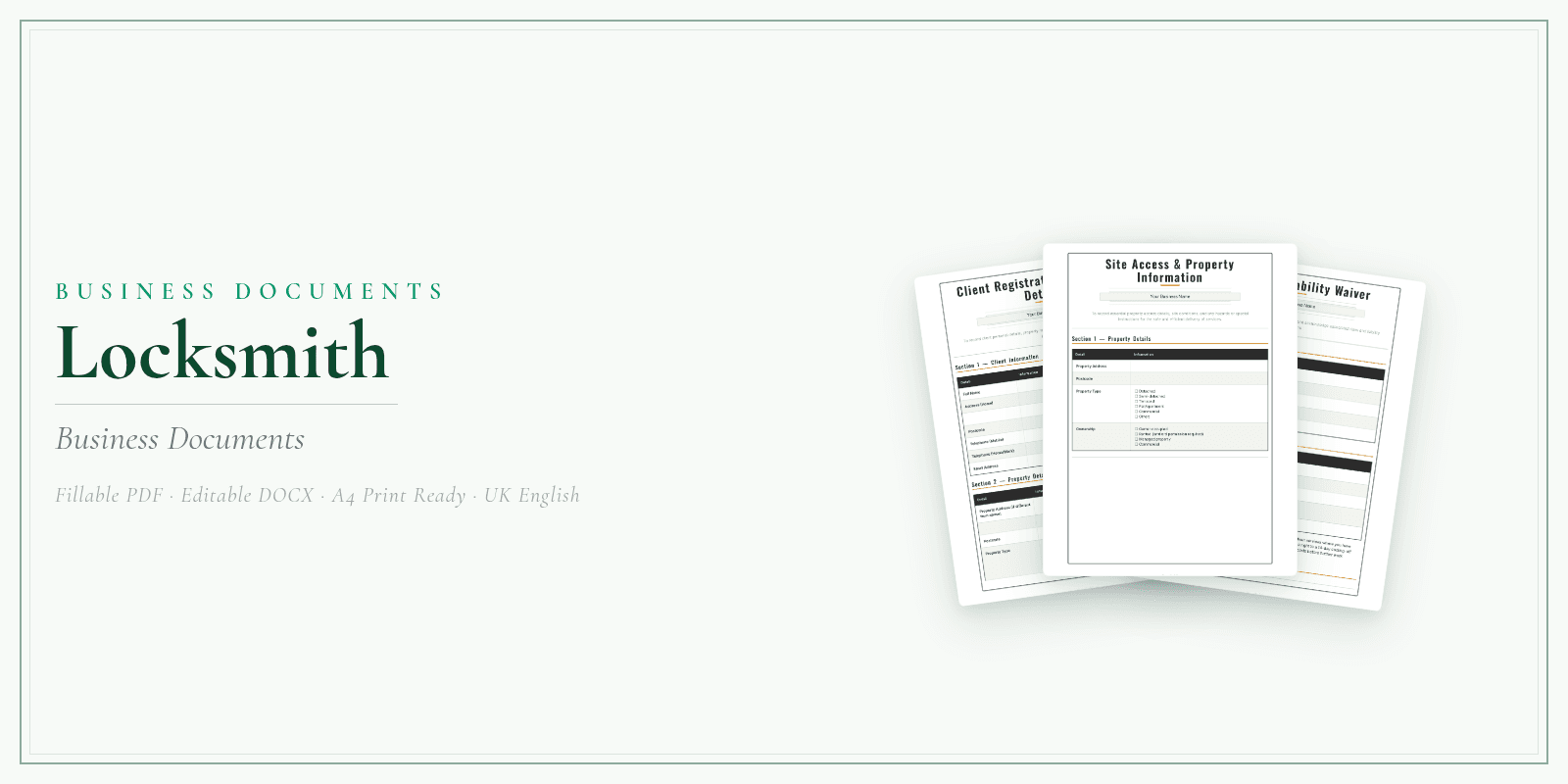 Business Documents — Premium