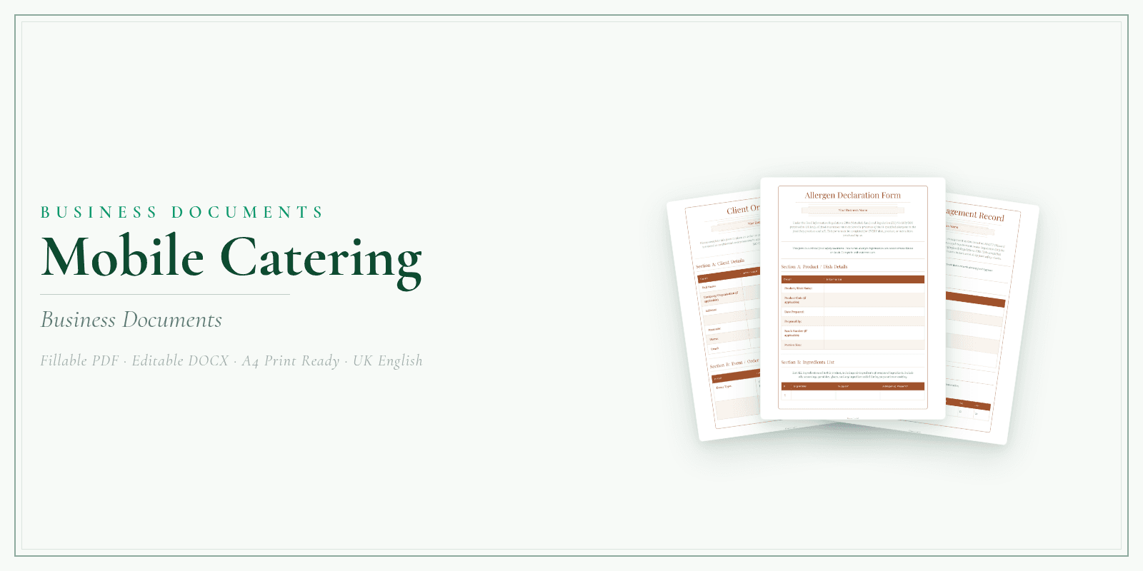 Business Documents — Premium