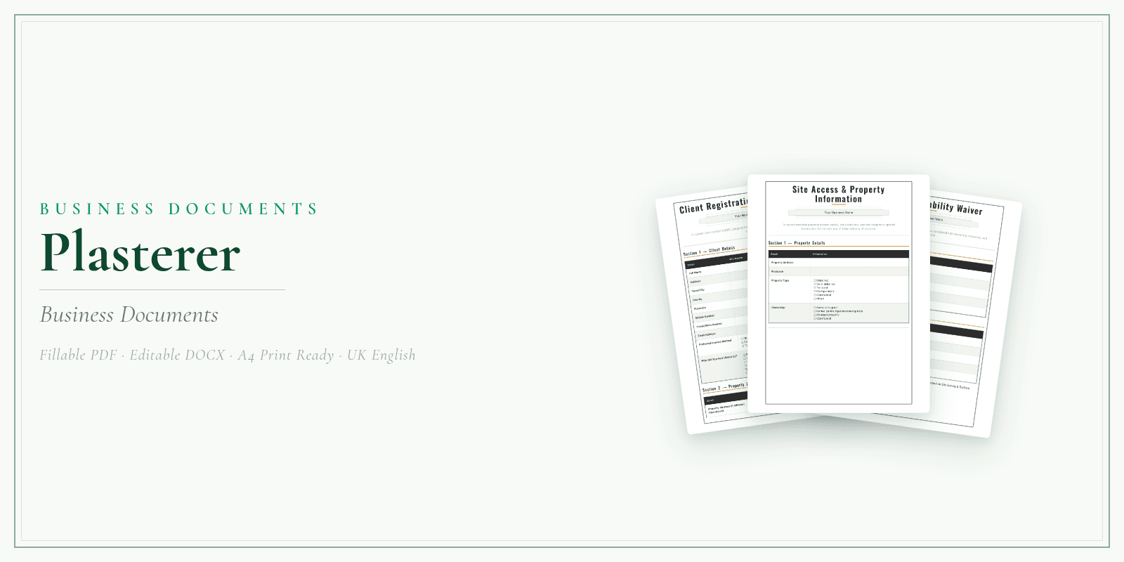 Business Documents — Premium