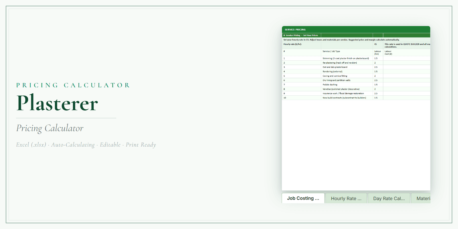 Pricing Calculator — Premium