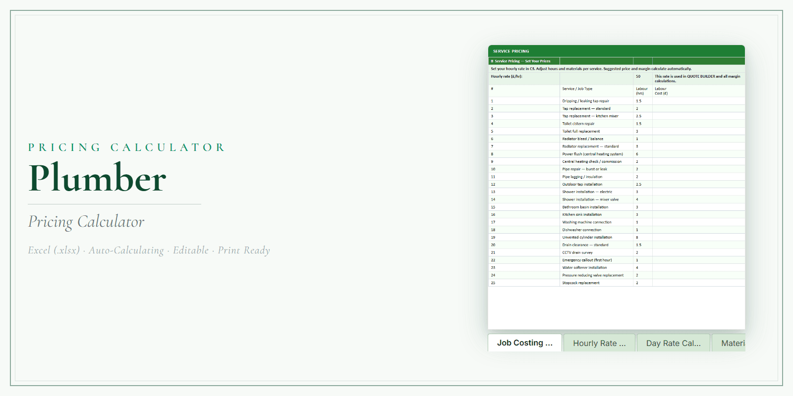 Pricing Calculator — Premium