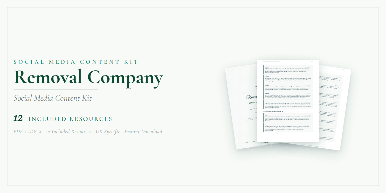 Social Media Content Kit