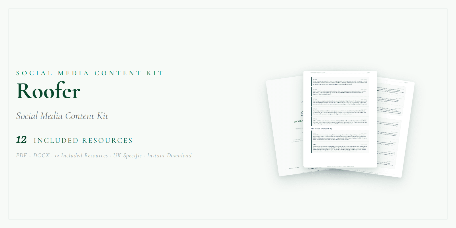Social Media Content Kit