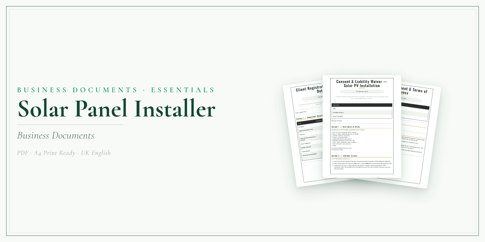 Business Documents — Essential
