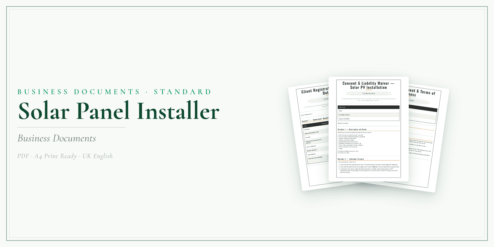 Business Documents — Standard