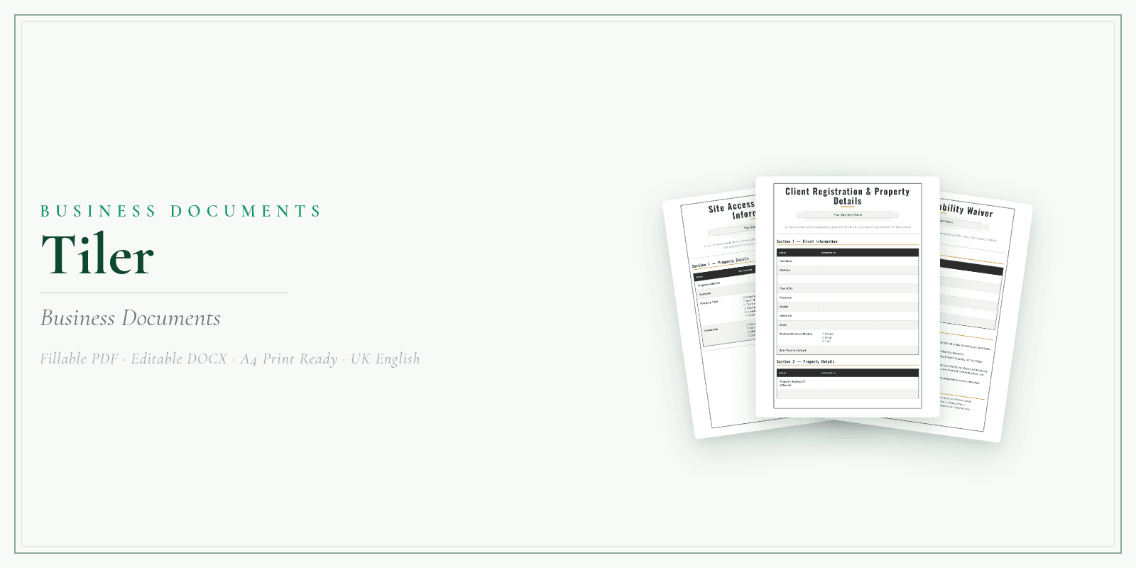 Business Documents — Premium