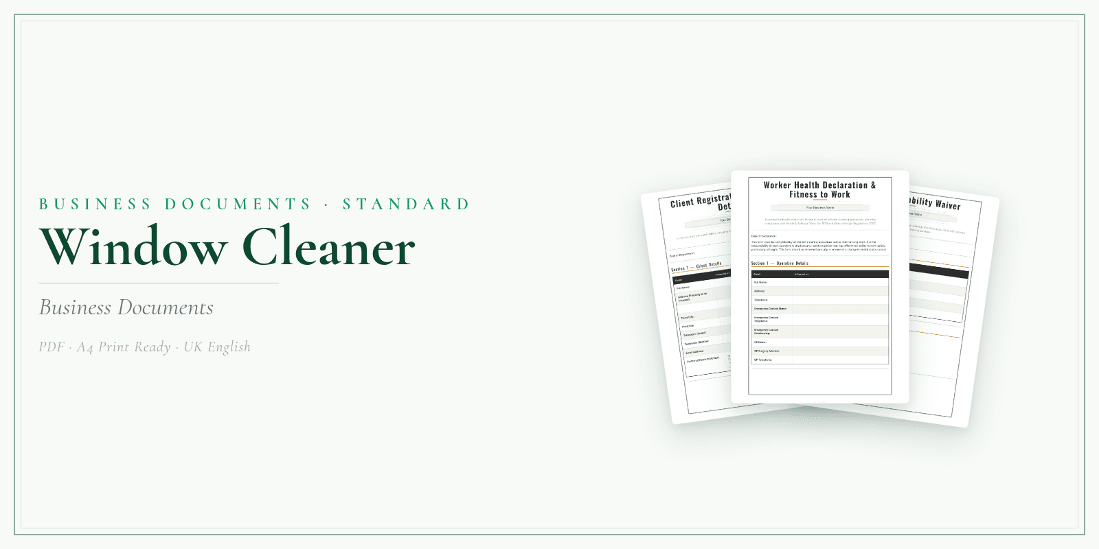Business Documents — Standard