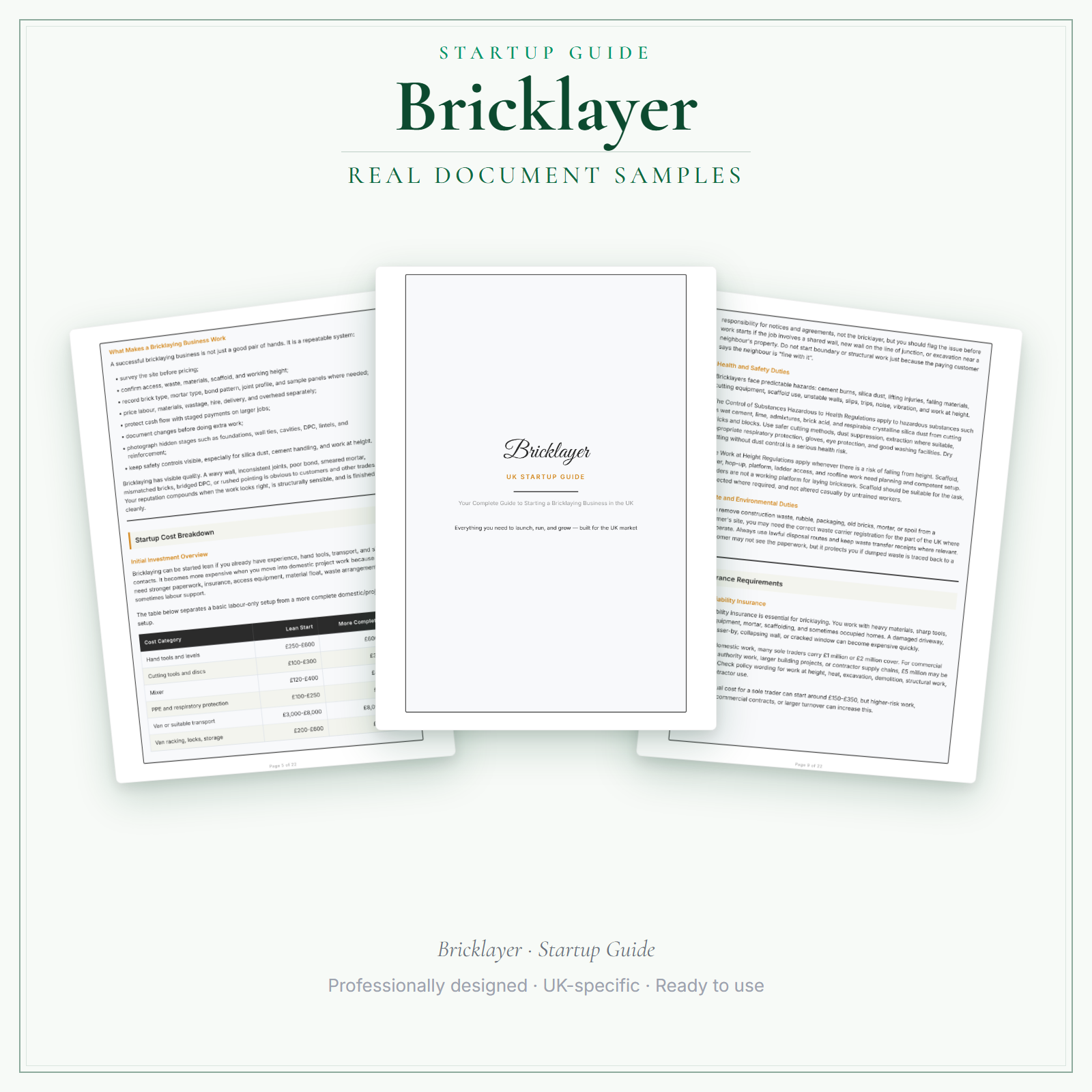 Bricklayer Startup Guide | LaunchKit